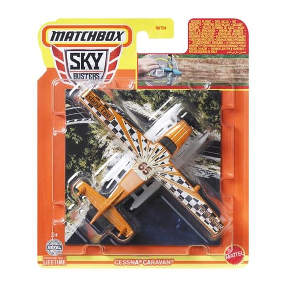 Літачо к Matchbox Sky Busters Cessna Caravan з килимком для гри (HHT34-HVM45)